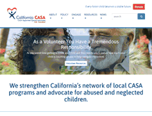 Tablet Screenshot of californiacasa.org